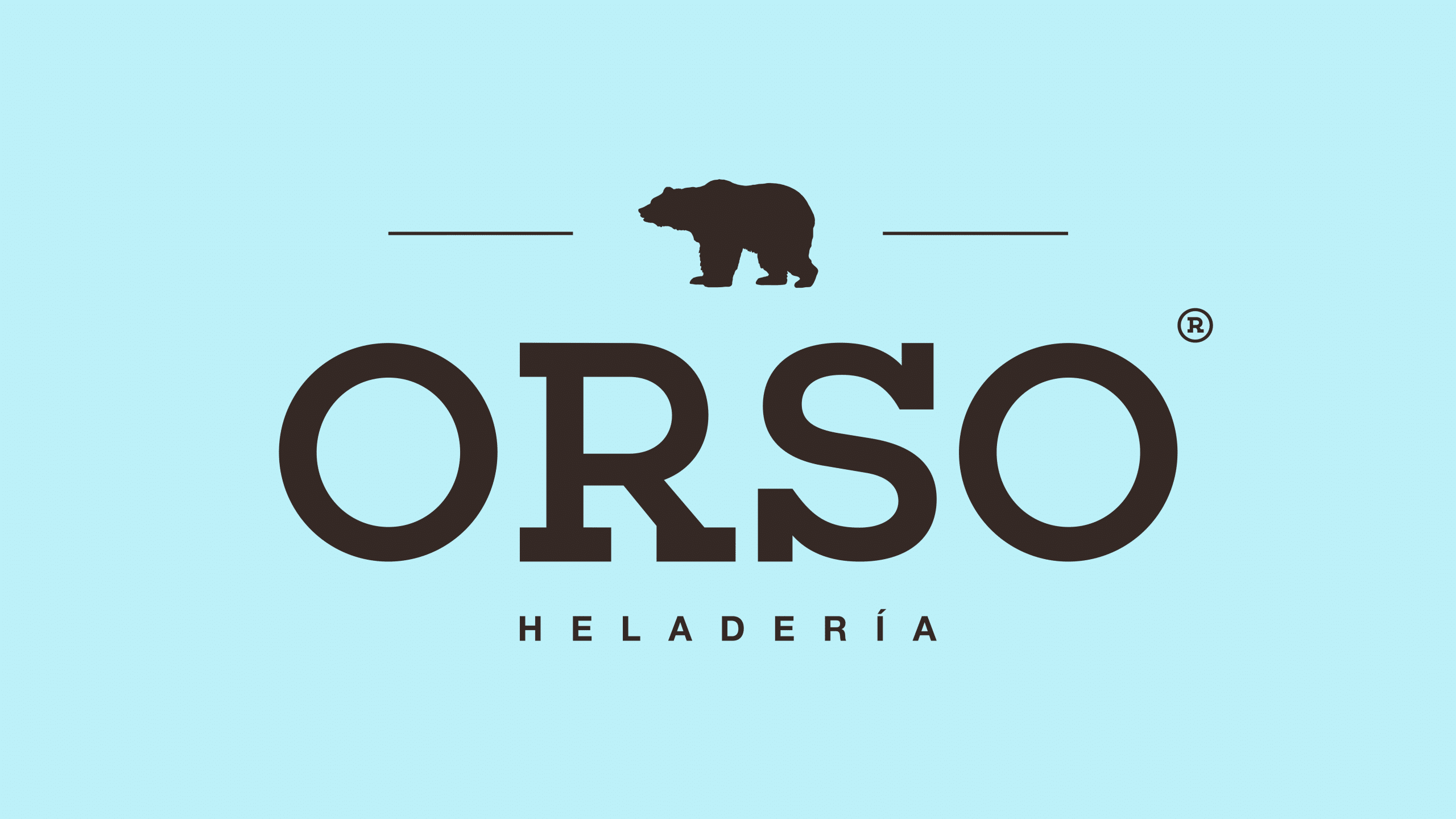 Logo de heladería Orso
