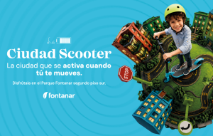 Ciudad scooter banner mobile
